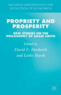 Propriety and Prosperity edito da Palgrave Macmillan