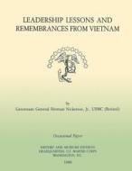 Leadership Lessons and Remembrances from Vietnam di Lgen Herman Nickerson Jr edito da Createspace