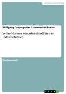 Verlaufsformen von Arbeitskonflikten im Industriebetrieb di Wolfgang Daspelgruber, Johannes Mühleder edito da GRIN Publishing