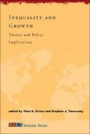 Inequality and Growth: Theory and Policy Implications edito da MIT Press (MA)