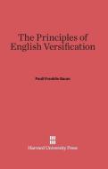The Principles of English Versification di Paull Franklin Baum edito da Harvard University Press