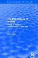 The Importance Of Money Essays In di ARNDT edito da Taylor & Francis