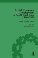 British Economic Development in South East Asia, 1880-1939, Volume 2 di David Sunderland edito da Taylor & Francis Ltd