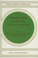 Properties, Types and Meaning edito da Springer Netherlands