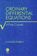 Ordinary Differential Equations di D. Somasundaram edito da Alpha Science International Ltd