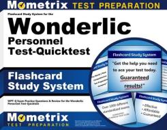 Flashcard Study System for the Wonderlic Personnel Test-Quicktest: Wpt-Q Exam Practice Questions and Review for the Wonderlic Personnel Test-Quicktest di Wonderlic Exam Secrets Test Prep Team edito da Mometrix Media LLC