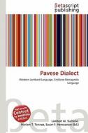 Pavese Dialect edito da Betascript Publishing