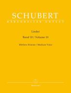 Lieder, Band 10 für mittlere Stimme di Franz Schubert edito da Baerenreiter-Verlag