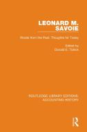 Leonard M. Savoie edito da Taylor & Francis Ltd