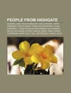 People From Highgate: Edward Lear, Yehud di Books Llc edito da Books LLC, Wiki Series