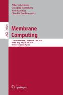 Membrane Computing edito da Springer International Publishing