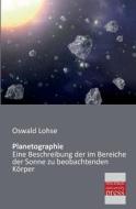 Planetographie di Oswald Lohse edito da Bremen University Press