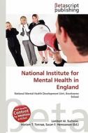 National Institute for Mental Health in England edito da Betascript Publishing