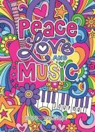Notebook Doodles Peace Love and Music Guided Journal di Jess Volinski edito da Fox Chapel Publishing
