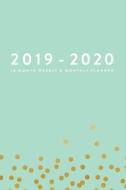 2019 - 2020, 18 Month Weekly & Monthly Planner: Mint Green with Dots, January 2019 - June 2020 di Creative Notebooks edito da LIGHTNING SOURCE INC
