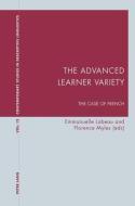 The Advanced Learner Variety edito da Lang, Peter