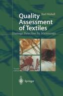 Quality Assessment Of Textiles di Karl Mahall edito da Springer-verlag Berlin And Heidelberg Gmbh & Co. Kg