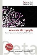 Adesmia Microphylla edito da Betascript Publishing