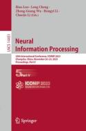Neural Information Processing: 30th International Conference, Iconip 2023, Changsha, China, November 20-23, 2023, Proceedings, Part V edito da SPRINGER NATURE