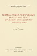 Sermon Joyeux and Polemic di William W. Heist edito da Longleaf Services behalf of UNC - OSPS