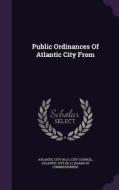 Public Ordinances Of Atlantic City From edito da Palala Press