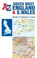 South West England & South Wales Road Map edito da Geographers' A-z Map Co Ltd