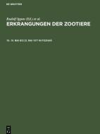 Erkrangungen der Zootiere, 19., 18. Mai bis 22. Mai 1977 in Poznan edito da De Gruyter