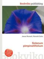 Solanum Pimpinellifolium edito da Book On Demand Ltd.