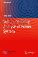 Voltage Stability Analysis of Power System di Yong Tang edito da Springer Singapore