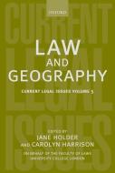 Law and Geography: Current Legal Issues 2002 Volume 5 di Jane Holder edito da OXFORD UNIV PR