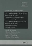 International Business Transactions di Ralph H. Folsom, Michael Gordon, John A. Spanogle edito da West Academic
