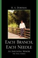 Each Branch, Each Needle di H. A. Dorfman edito da Hamilton Books