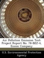 Air Pollution Emission Test edito da Bibliogov
