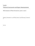 RCS Analysis of Plate Geometries, Parts 1 and 2 di National Aeronautics and Space Adm Nasa edito da LIGHTNING SOURCE INC