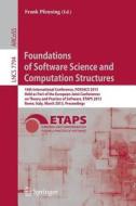 Foundations of Software Science and Computation Structures edito da Springer-Verlag GmbH