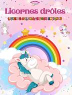 Licornes drôles - Livre de coloriage pour enfants - Scènes créatives et amusantes de licornes di Kidsfun Editions edito da Blurb