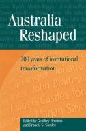 Australia Reshaped edito da Cambridge University Press