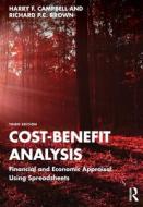 Cost-Benefit Analysis di Harry F. Campbell, Richard P.C. Brown edito da Taylor & Francis Ltd