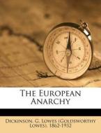 The European Anarchy edito da Nabu Press