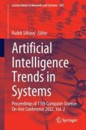 Artificial Intelligence Trends In Systems edito da Springer International Publishing AG
