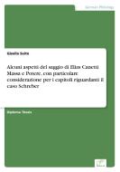 Alcuni aspetti del saggio di Elias Canetti Massa e Potere, con particolare considerazione per i capitoli riguardanti il  di Gisella Saito edito da Diplom.de
