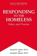 Responding to the Homeless di Gerald R. Garrett, Russell K. Schutt edito da Springer US
