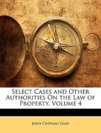 Select Cases And Other Authorities On Th di John Chipman Gray edito da Nabu Press