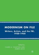 Modernism on File edito da Palgrave Macmillan