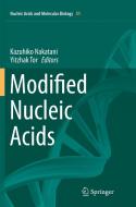 Modified Nucleic Acids edito da Springer International Publishing