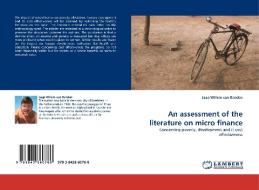An assessment of the literature on micro finance di Jaap Willem van Randen edito da LAP Lambert Acad. Publ.