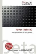 Paver (Vehicle) edito da Betascript Publishing
