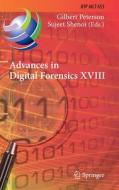 Advances in Digital Forensics XVIII edito da Springer International Publishing