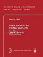 Trends in Colloid and Interface Science VI edito da Steinkopff