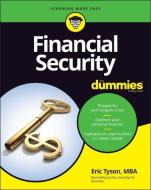 Financial Security for Dummies di Consumer Dummies edito da FOR DUMMIES